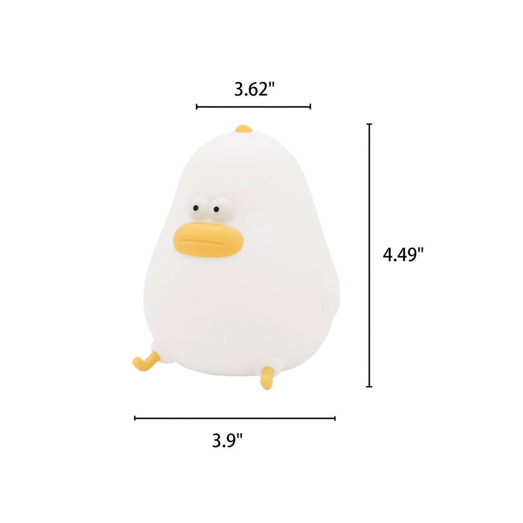 Cartoon Chick LED Silicone Night Light - USB Table Lamp for Kids