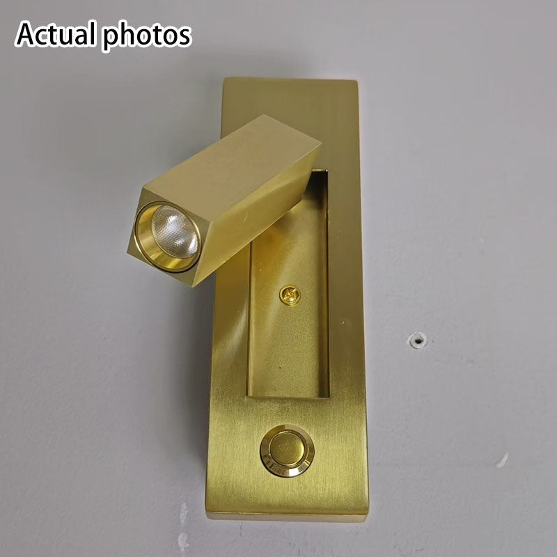 Modern Minimalist Rectangular LED Wall Sconce - Aluminum Design, Energy Efficient Lighting, Stylish Home Decor