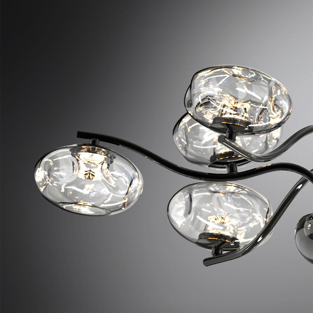 Modern Full Spectrum LED Chandelier - Magic Bean Glass Light