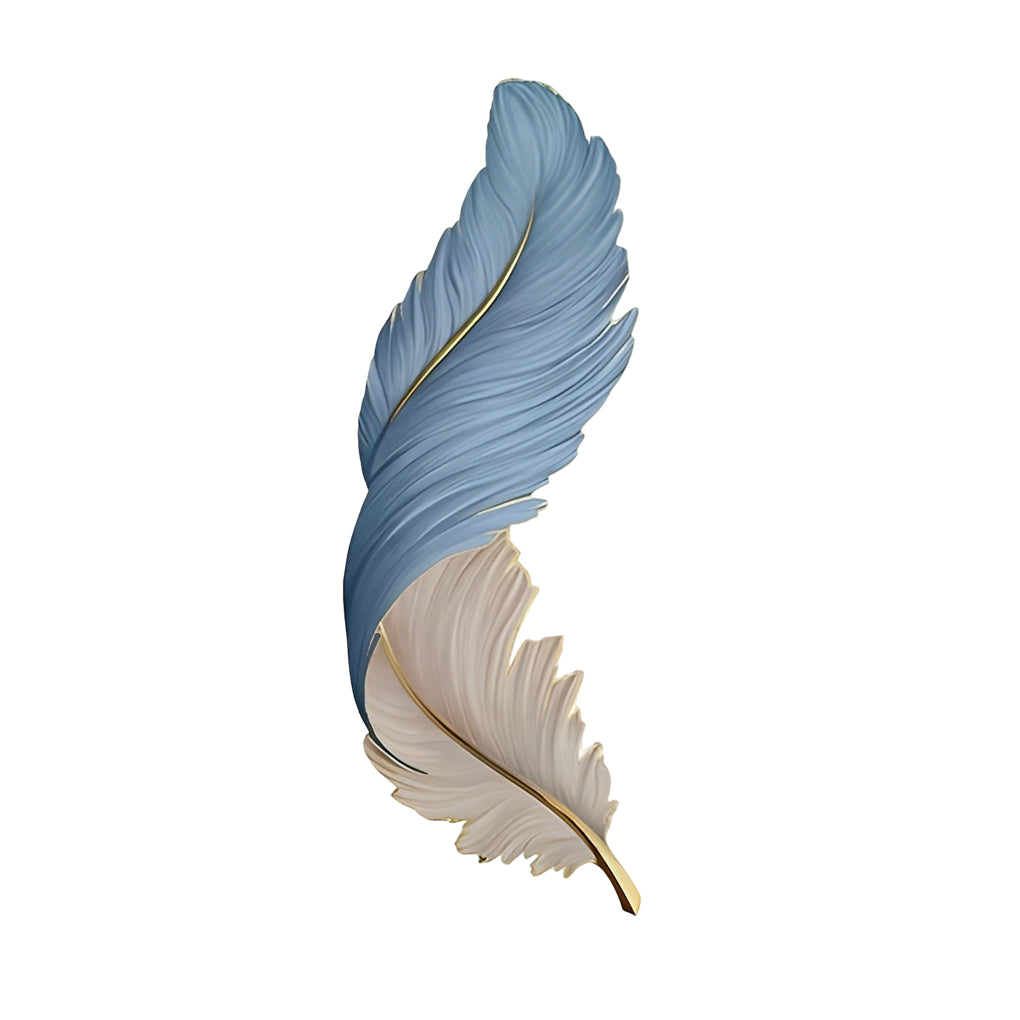 Feather Wall Lamp Modern Luxury LED Art Deco Design