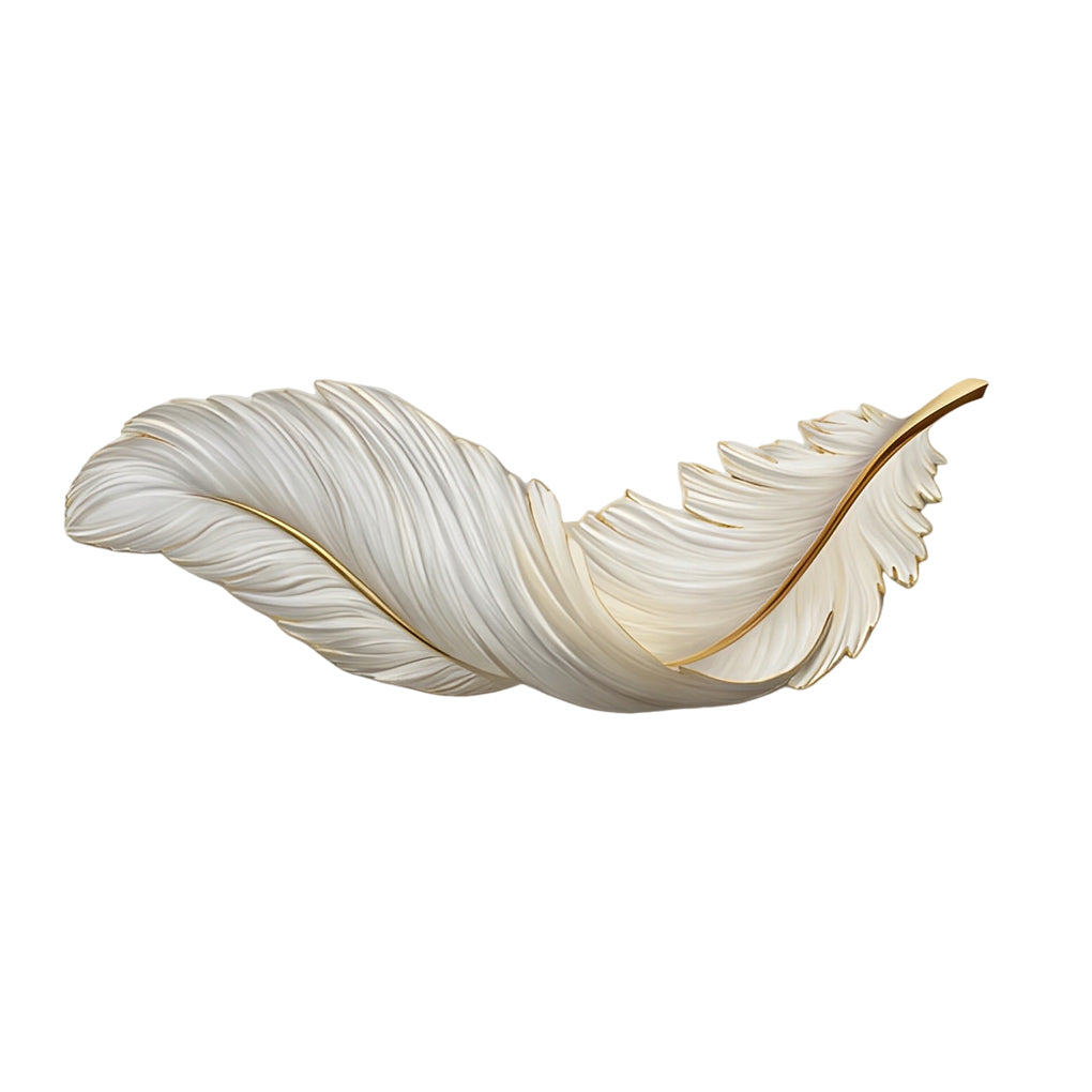 Feather Wall Lamp Modern Luxury LED Art Deco Design