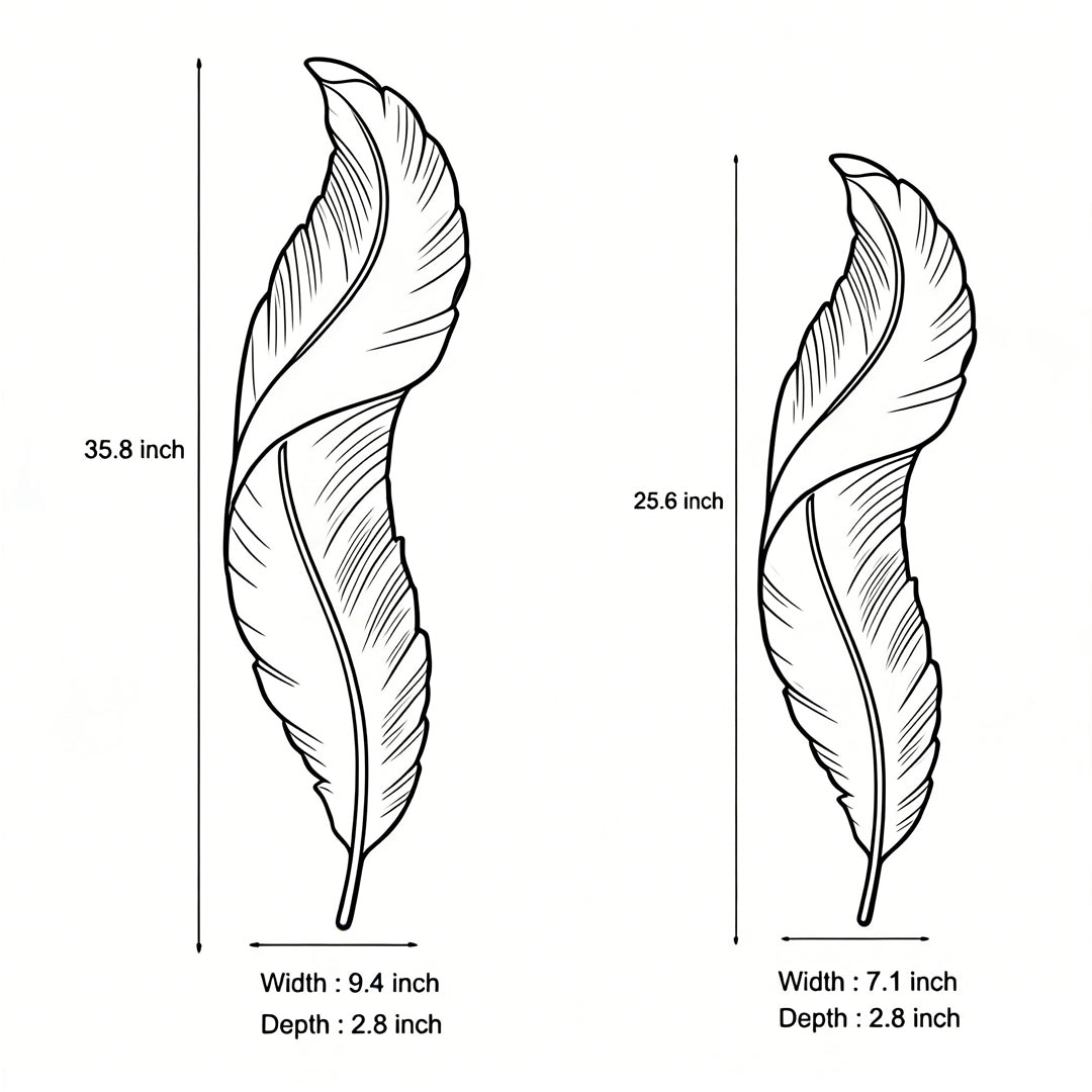 Feather Wall Light Modern Luxury LED Resin Corridor Lamp