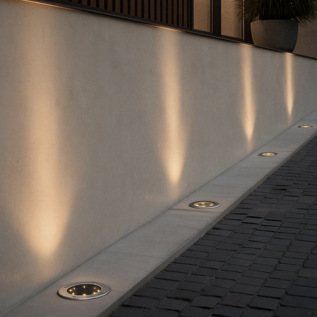 Modern Solar In-Ground Waterproof Garden Lights