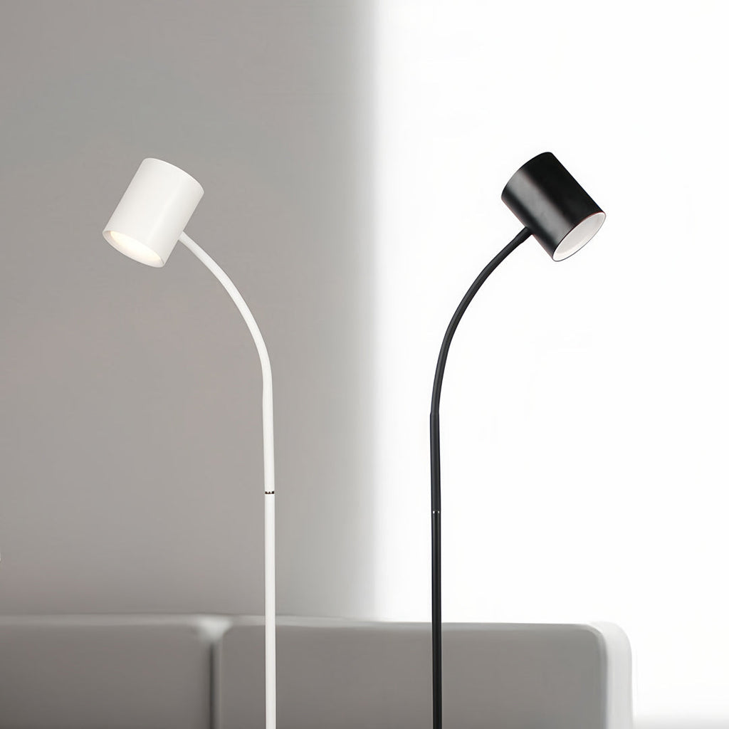 Nordic Adjustable Tall Floor Lamp for Bedroom - Reading Standing Light