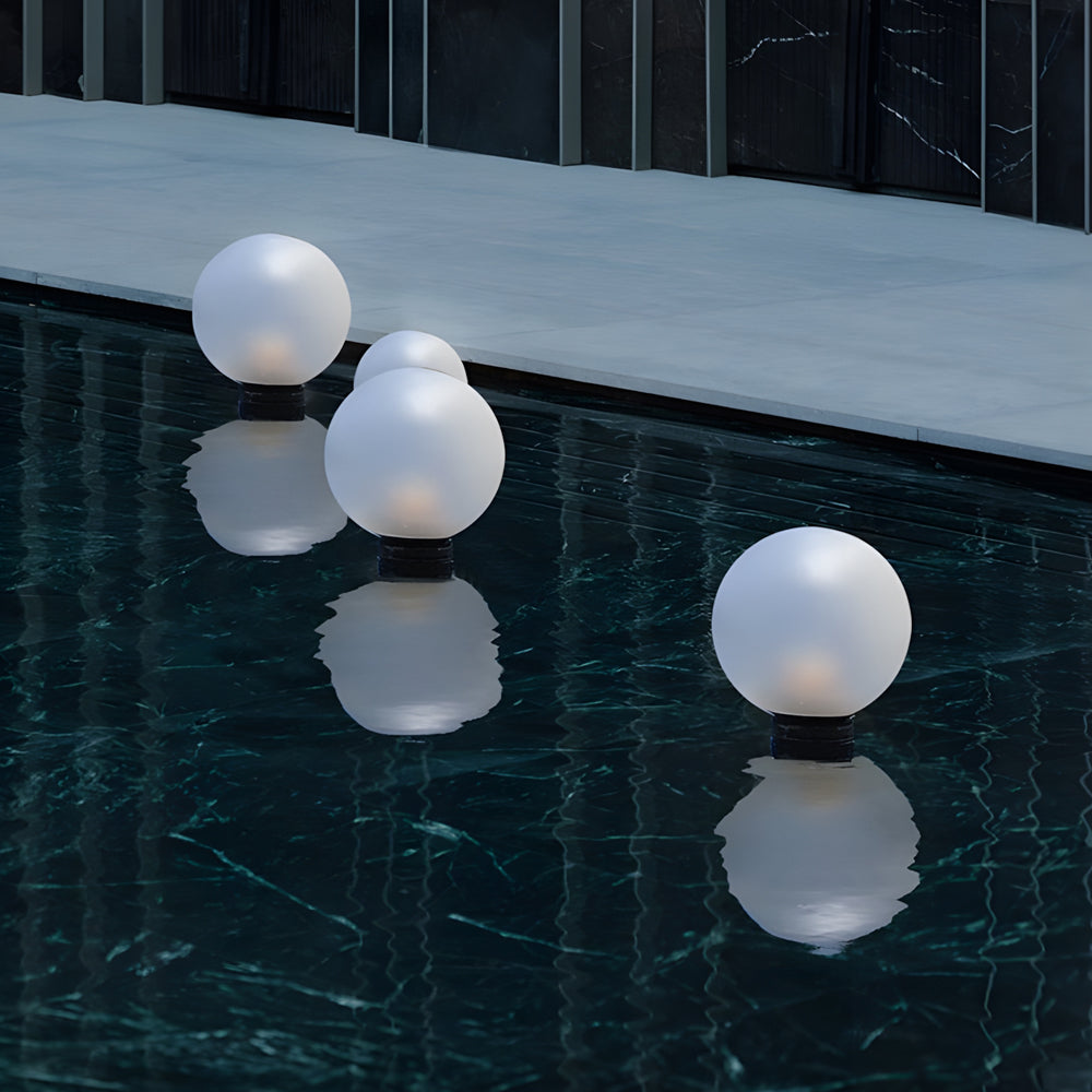 Acrylic Moon-Shaped Landscape Light Waterproof Modern Design