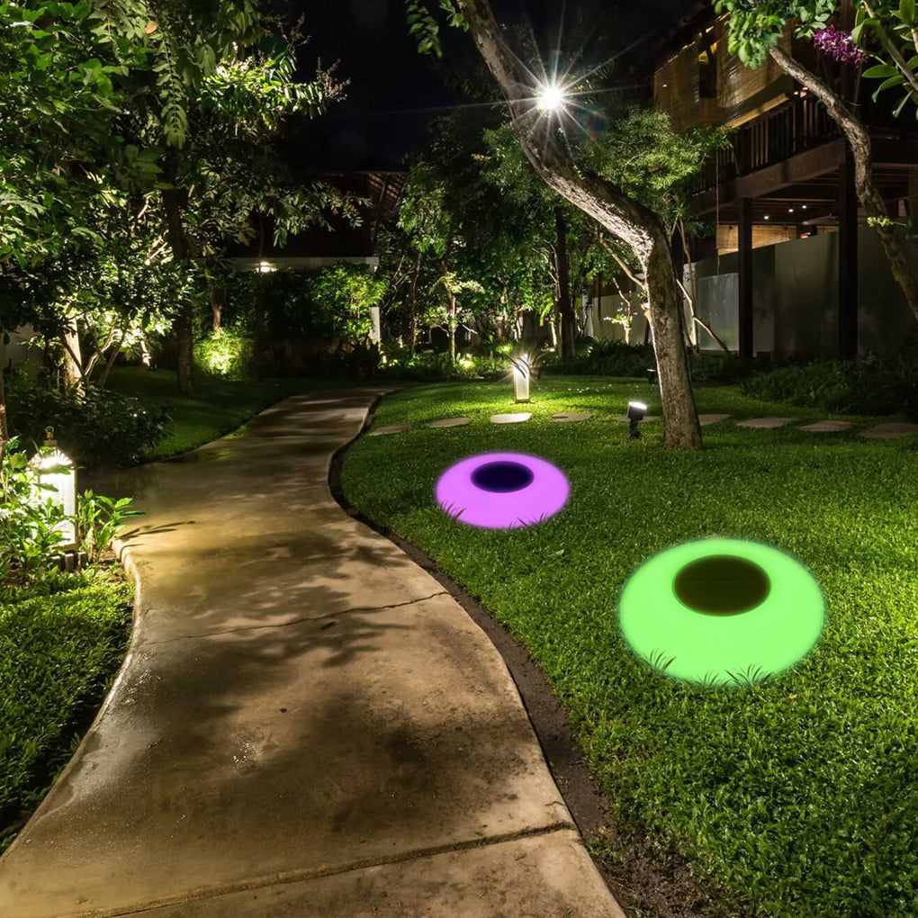 Floating Solar-Powered RGB Pool Light - Waterproof LED White Lamp