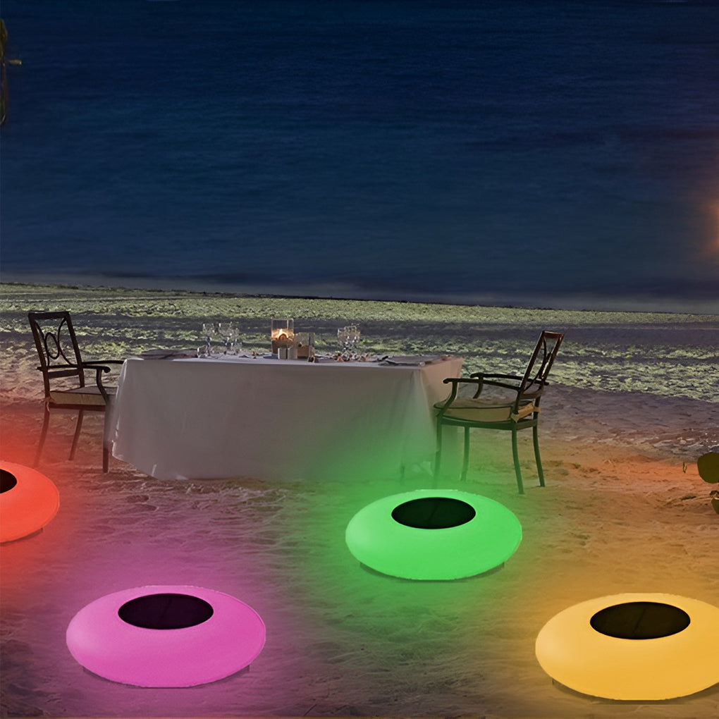 Floating Solar-Powered RGB Pool Light - Waterproof LED White Lamp