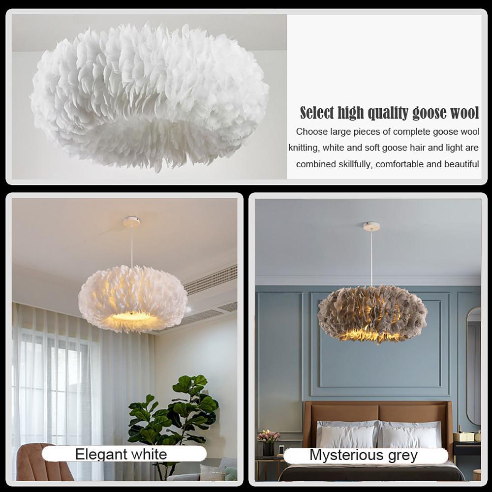 Fluffy Hanging Light Fairy Tale Ceiling Fixture