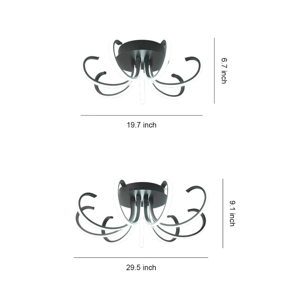 Nordic Creative Flush Mount LED Ceiling Light