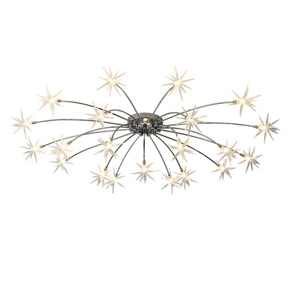 Flush Mount Starburst Light Fixture - Modern Firework-Shaped Ceiling Light