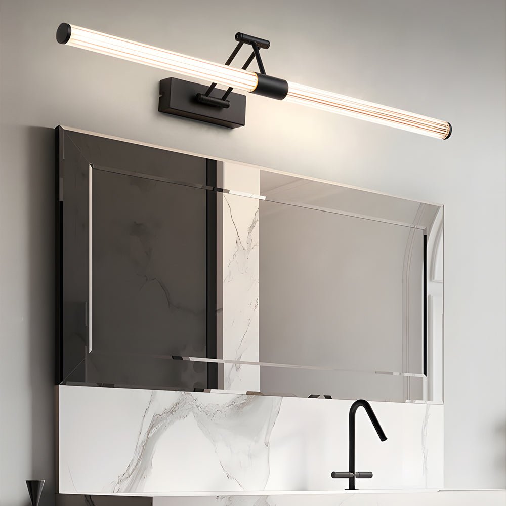 Foldable LED Vanity Light with Dual Adjustable Arms, 360-Degree Brightness, Makeup Mirror Lighting, Dimmable Bathroom Light, Portable Vanity Lamp, Adjustable LED Sconce, Modern Home Décor Lighting, Space-Saving Light Fixture, Best for Beauty, Grooming, an