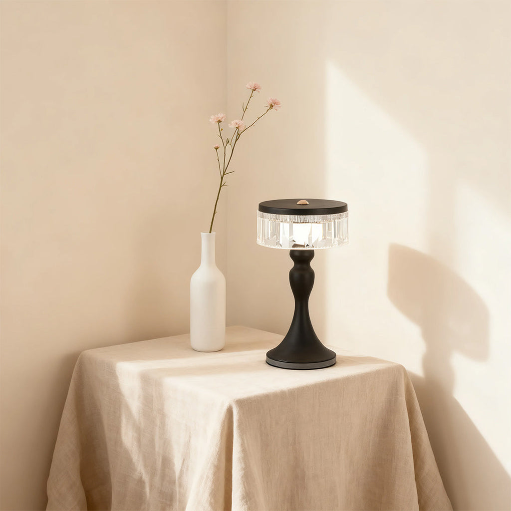 Forged Iron Nordic Minimalist Table Lamp – Acrylic Decorative Light for Modern Homes