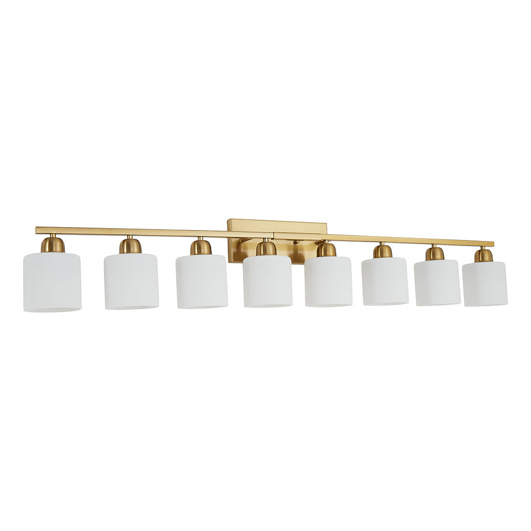 Modern Bathroom Vanity Lights Minimalist Glass Mirror Light Wall Sconce Fixture Stylish LED Lighting for Home Bath Decor Adjustable Brightness Energy Efficient Design Classic Elegance Easy Installation Contemporary Illuminated Mirror Lighting Best for Sma