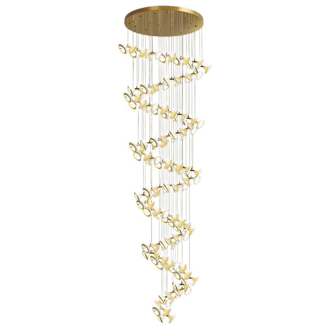Ceramic Tulip Flower Luxury Chandelier Light