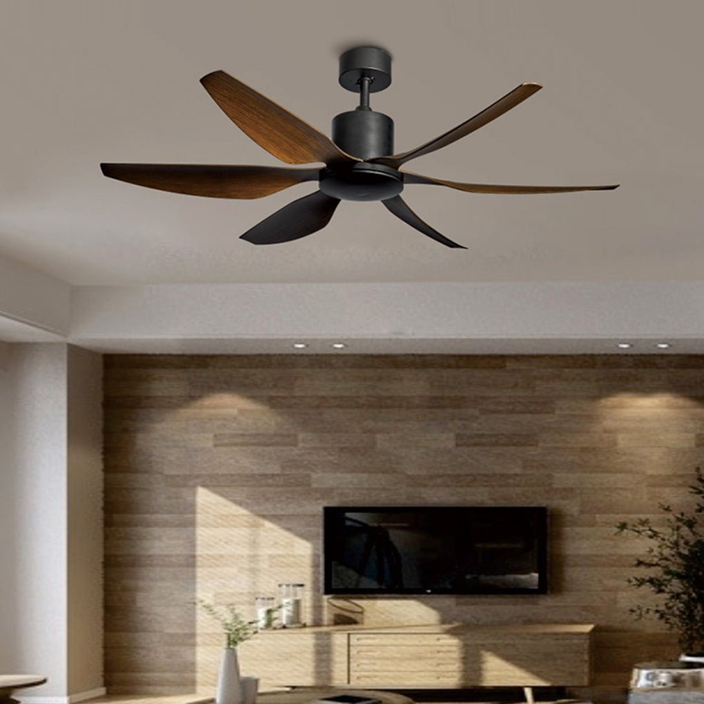 66-Inch Quiet Ceiling Fan with Dimming LED Lamp & Remote Control - 24W Energy Efficient
