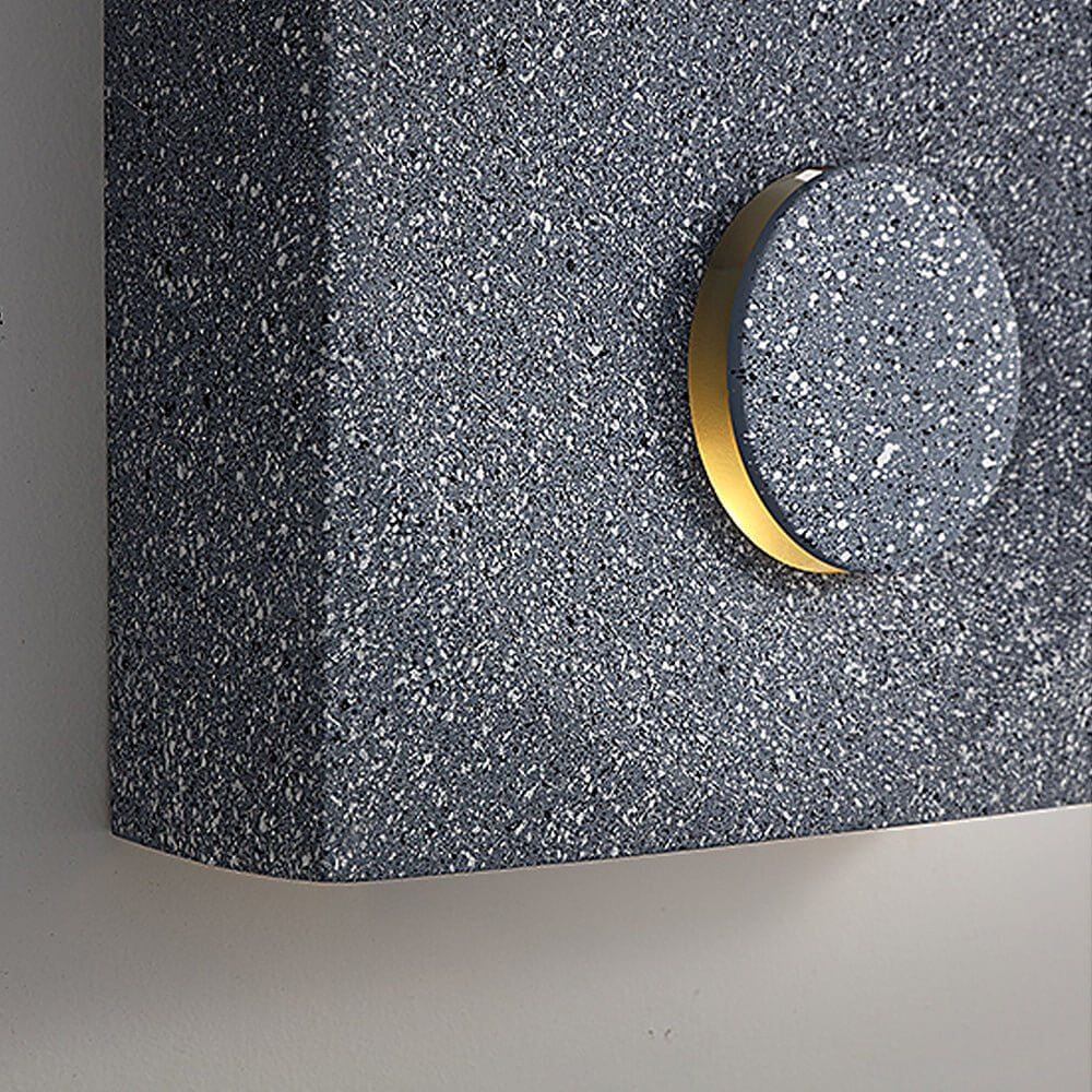 **Frosted Cement Eclipse LED Wall Light - Modern Sculpture Design**

Illuminate your space with the Frosted Cement Eclipse LED Wall Light, a stylish blend of contemporary design and functionality. Perfect for living rooms, bedrooms, or hallways, this slee