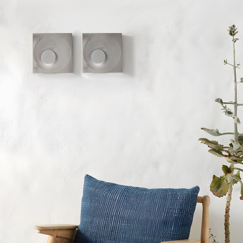 **Frosted Cement Eclipse LED Wall Light - Modern Sculpture Design**

Illuminate your space with the Frosted Cement Eclipse LED Wall Light, a stylish blend of contemporary design and functionality. Perfect for living rooms, bedrooms, or hallways, this slee