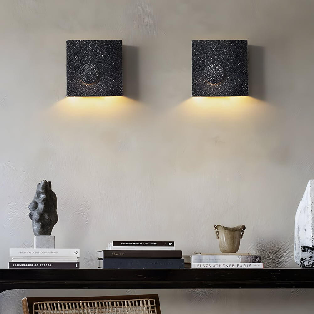 **Frosted Cement Eclipse LED Wall Light - Modern Sculpture Design**

Illuminate your space with the Frosted Cement Eclipse LED Wall Light, a stylish blend of contemporary design and functionality. Perfect for living rooms, bedrooms, or hallways, this slee