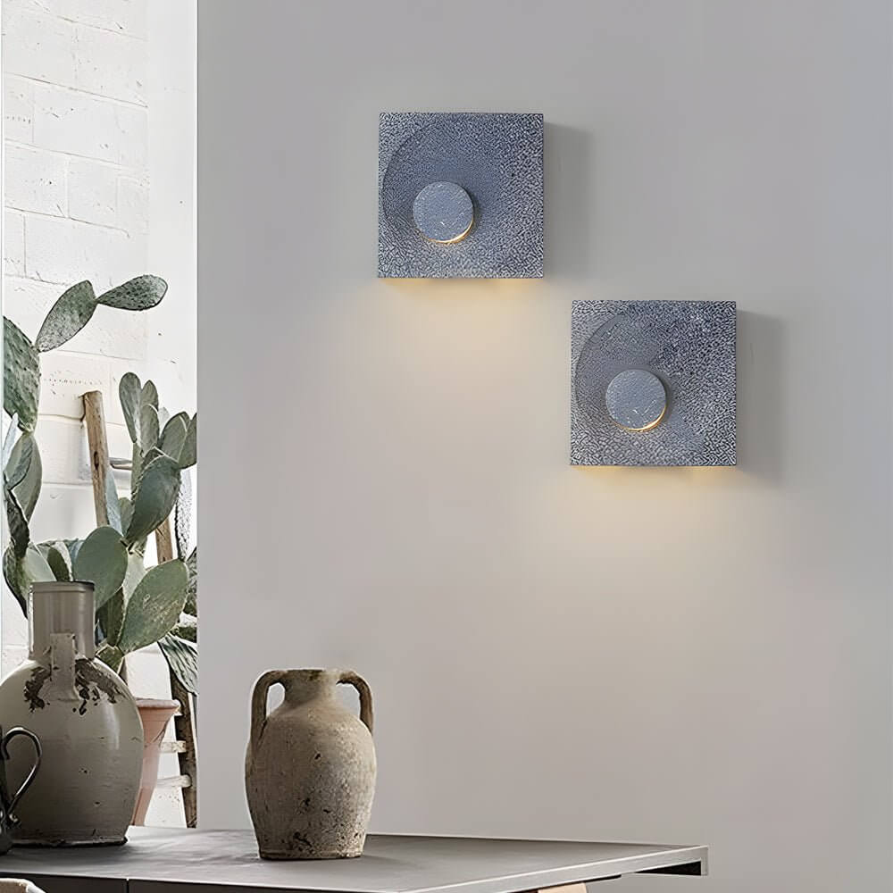 **Frosted Cement Eclipse LED Wall Light - Modern Sculpture Design**

Illuminate your space with the Frosted Cement Eclipse LED Wall Light, a stylish blend of contemporary design and functionality. Perfect for living rooms, bedrooms, or hallways, this slee