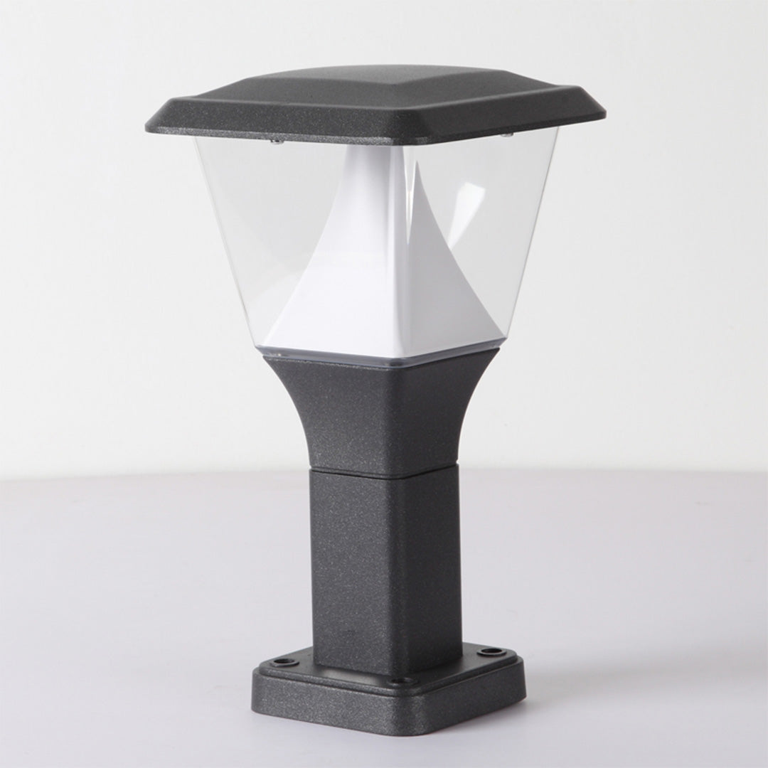 Minimalist Modern 6.5-Inch LED Bollard Garden Light Outdoor