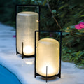 Outdoor Modern Handle Lantern - Waterproof LED Light for Patio & Garden