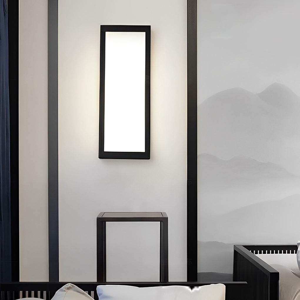 Modern Waterproof LED Outdoor Wall Light - Rectangle Design