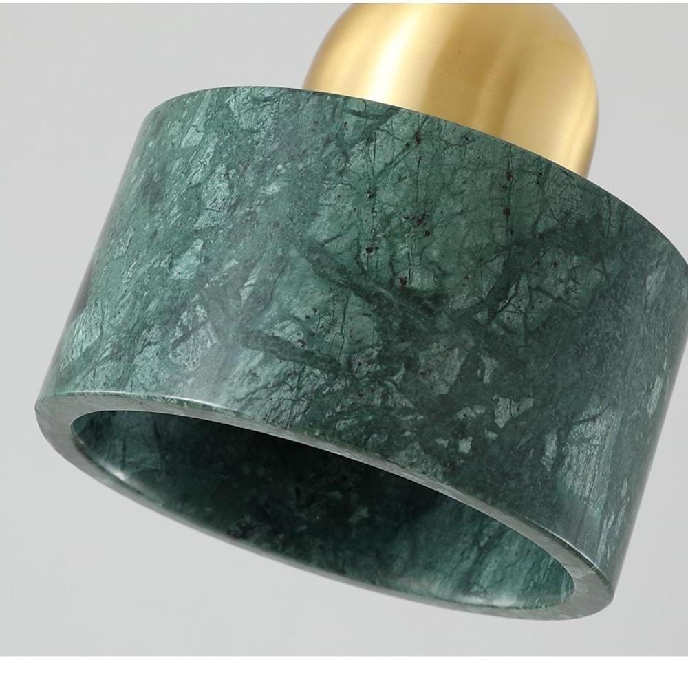 Modern Metal Marble Mini Pendant Light fixture Artistic Home Lighting
