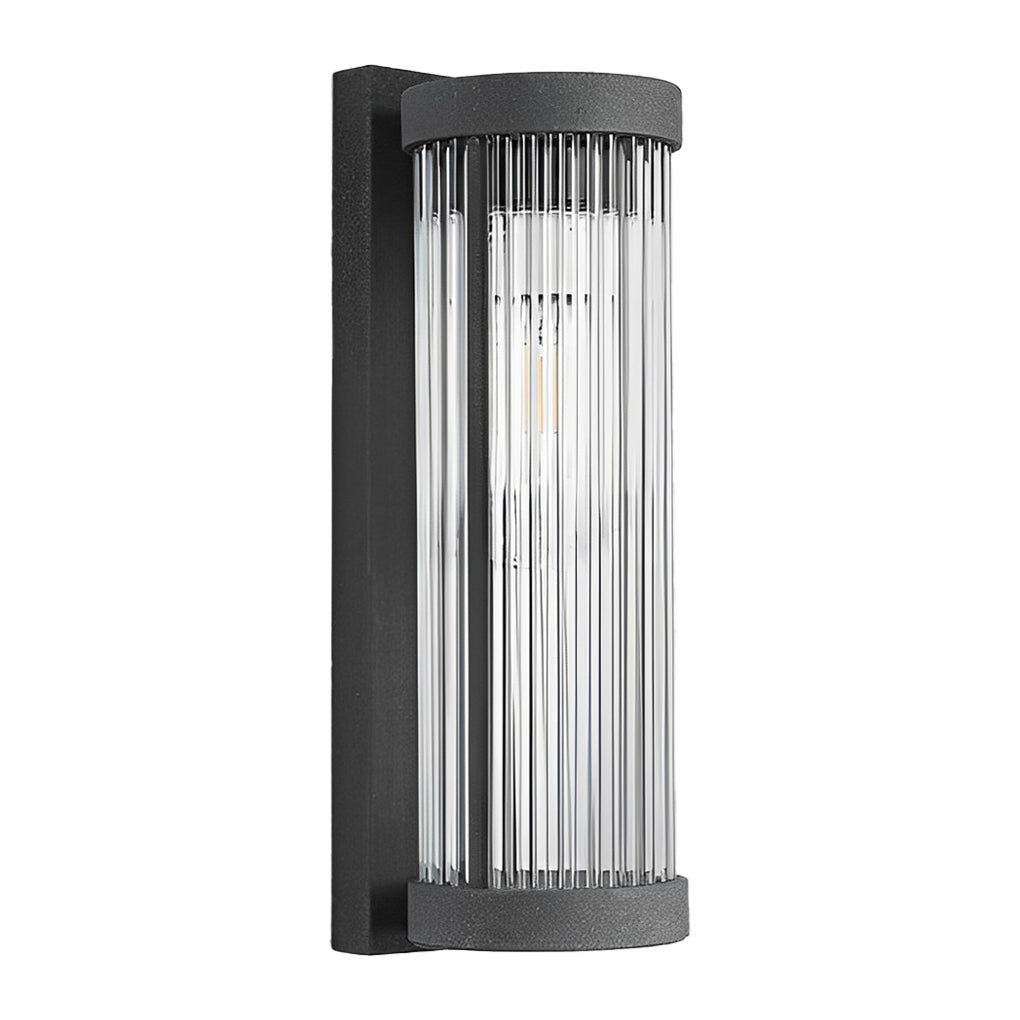 Modern Black Outdoor Wall Mount Light - Stylish Exterior Lighting, Creative Design, LED Wall Sconce, Waterproof Outdoor Fixture, Contemporary Home Decor