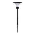 Black Solar Pathway Lights - Outdoor Ground Socket Lamp for Garden Lighting