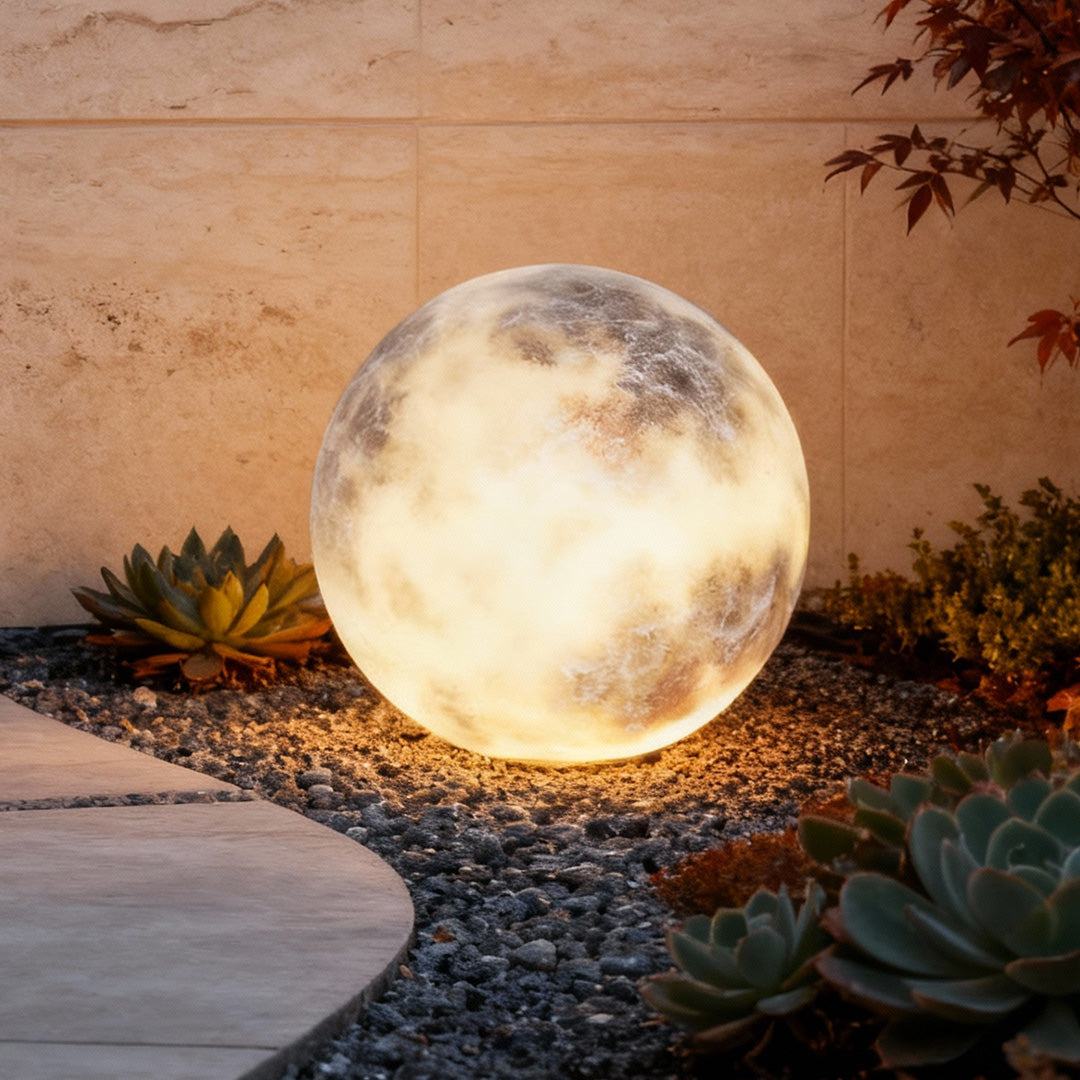 Moon Light Modern Waterproof LED Lawn Light - Outdoor Solar Garden Lighting