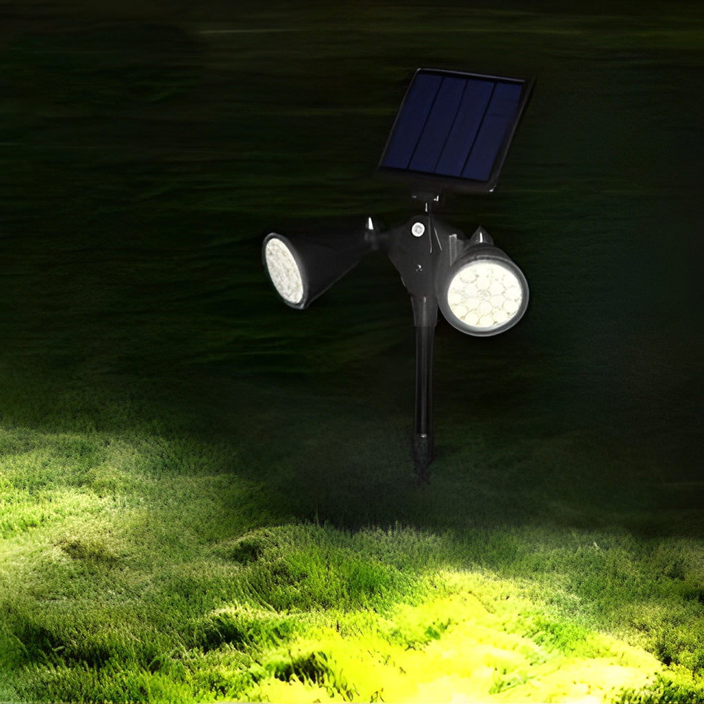 Solar Motion Sensor Garden Spotlight - Outdoor Landscape Lighting
