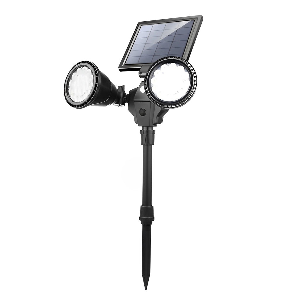 Solar Motion Sensor Garden Spotlight - Outdoor Landscape Lighting