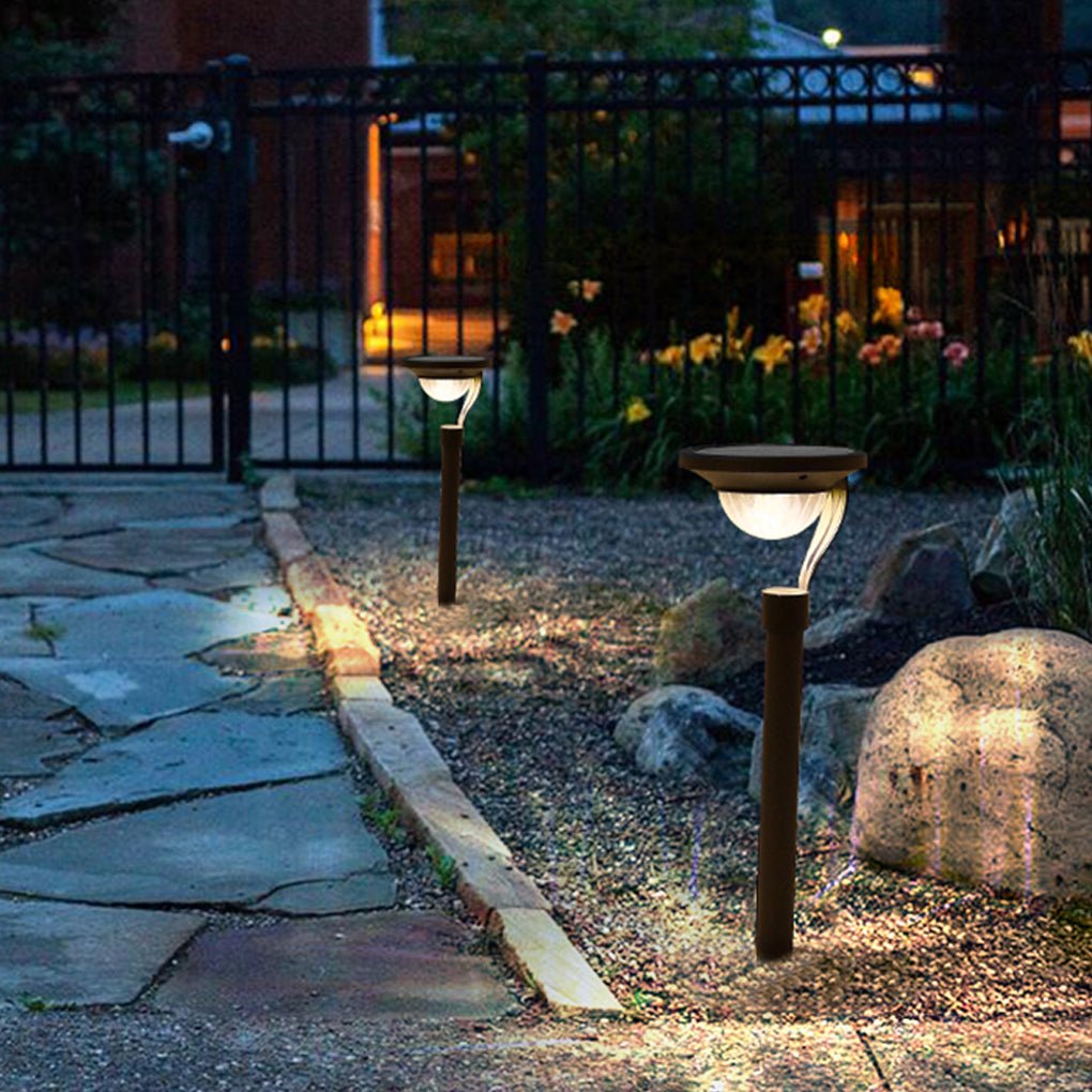 Garden Stake Solar Lights - Modern Floating Aura Outdoor Lighting