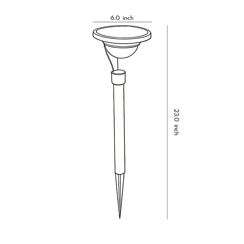 Garden Stake Solar Lights - Modern Floating Aura Outdoor Lighting