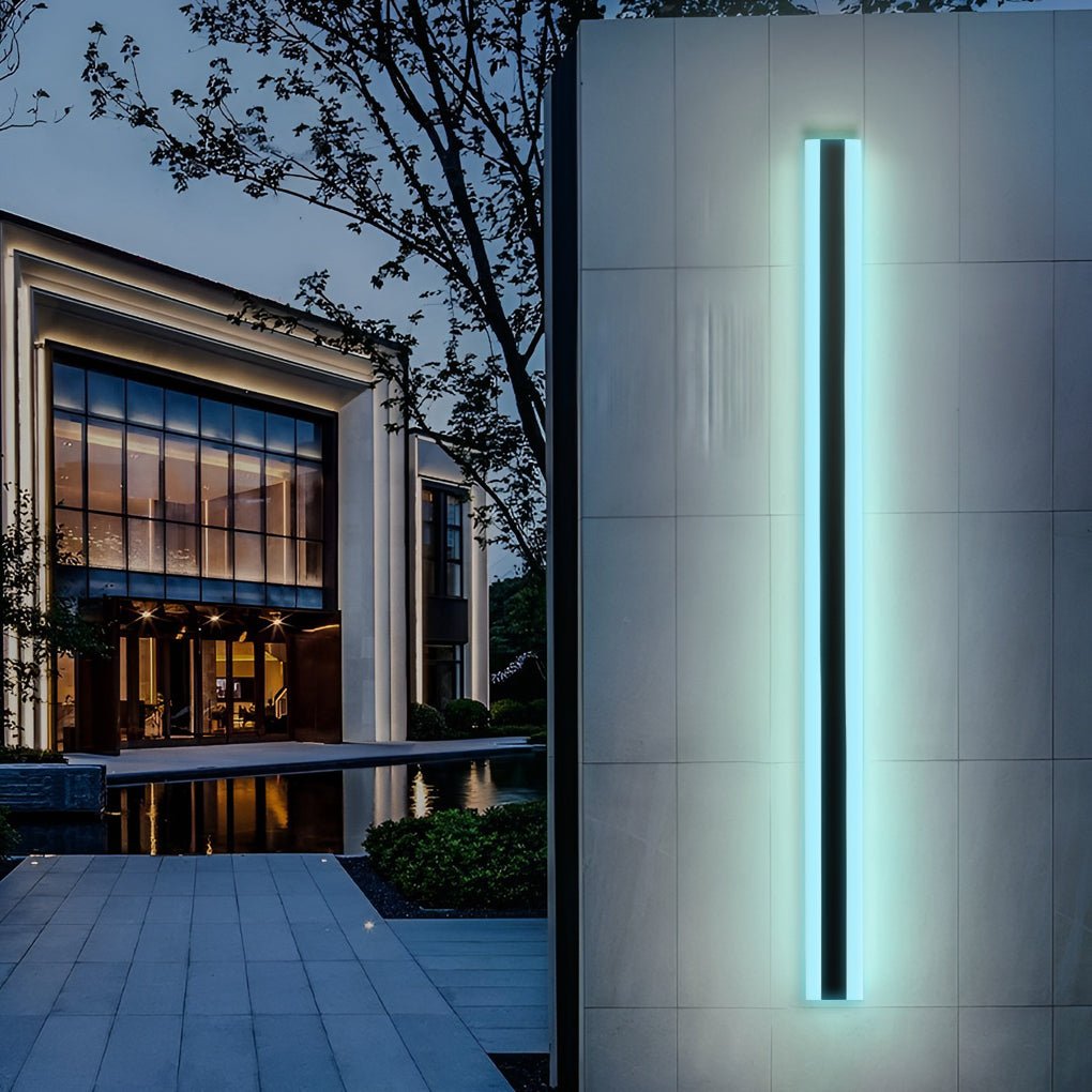 Minimalist Waterproof LED Gate Wall Light for Outdoor Use