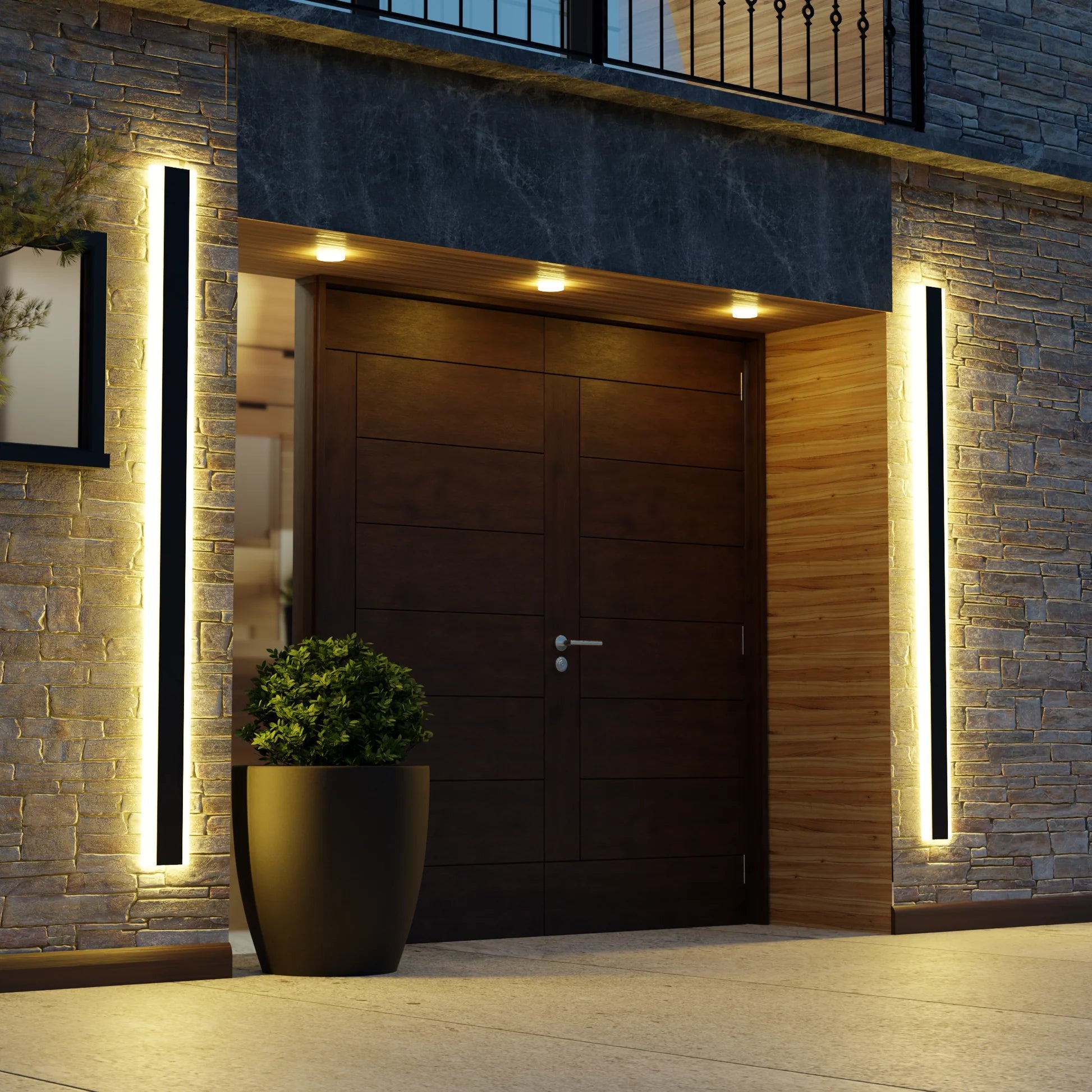 Minimalist Waterproof LED Outdoor Gate Wall Light