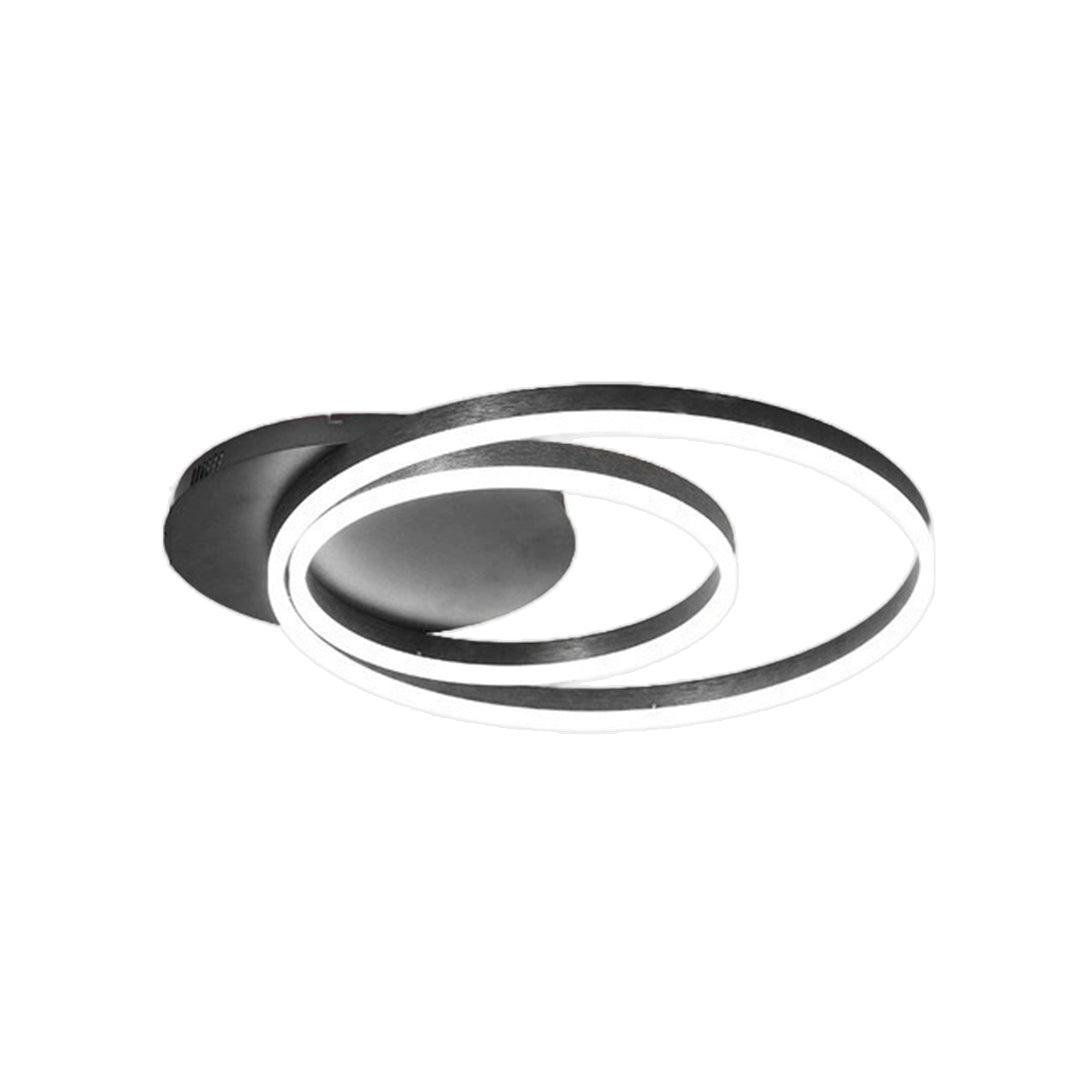 Nordic Circular Three-Color Ceiling Light - Flush Mount Lighting