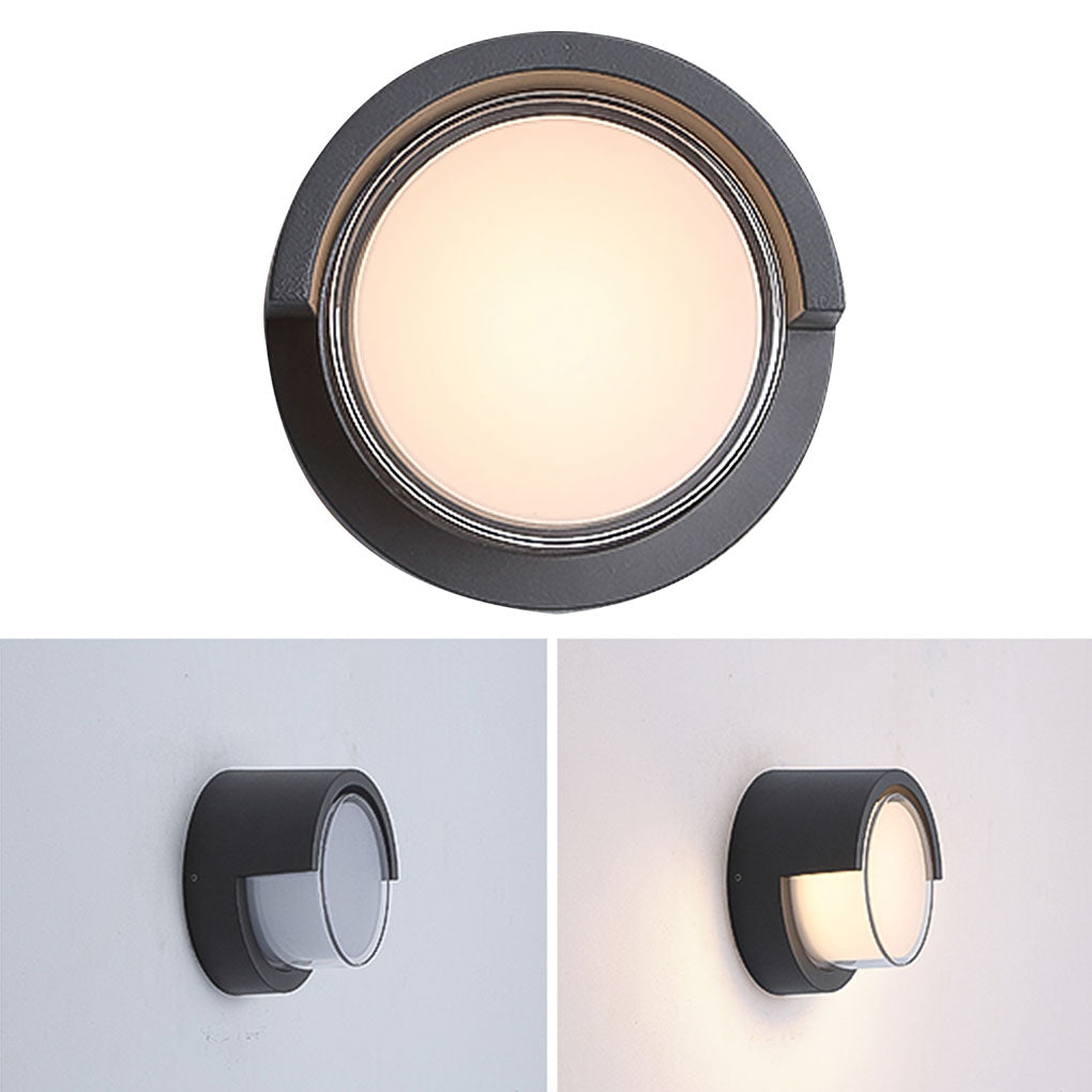 Geometric Outdoor Sconce Minimalist Waterproof Light