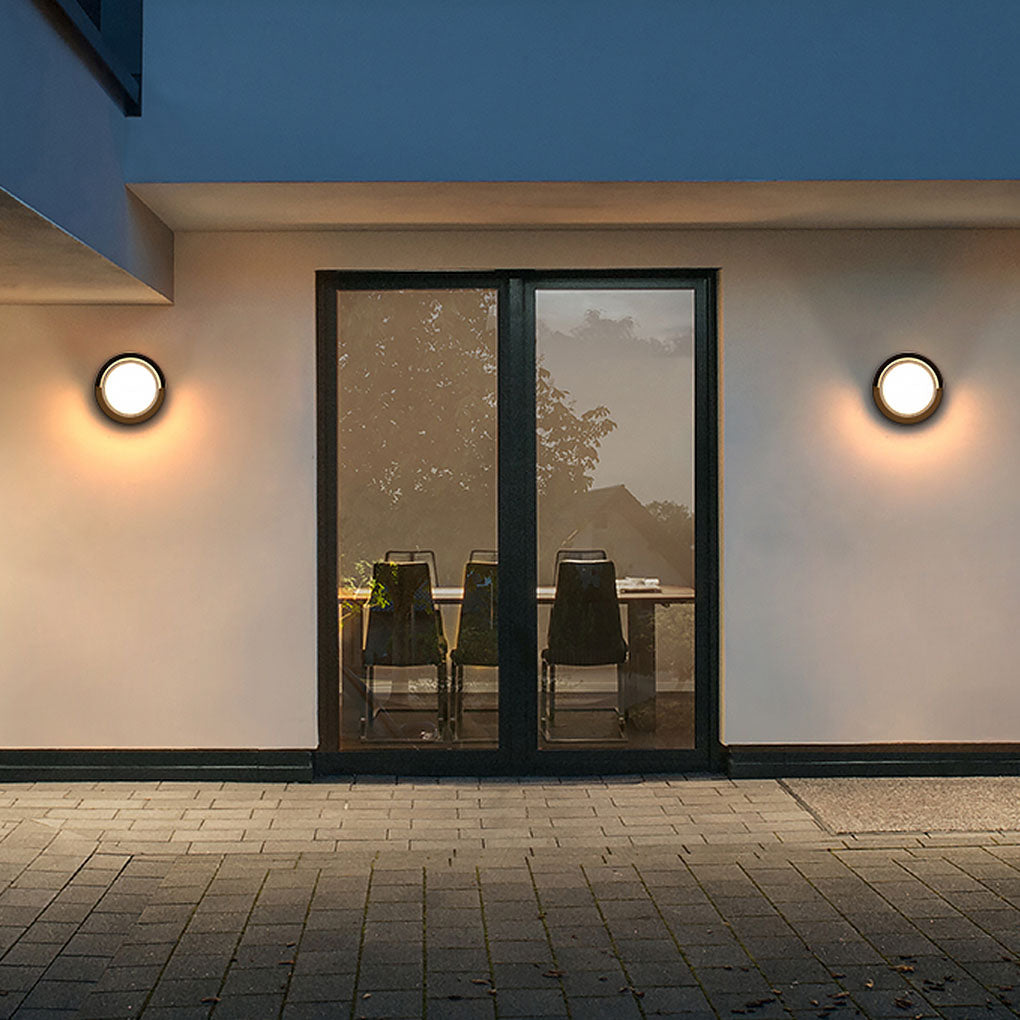 Geometric Outdoor Sconce Minimalist Waterproof Light