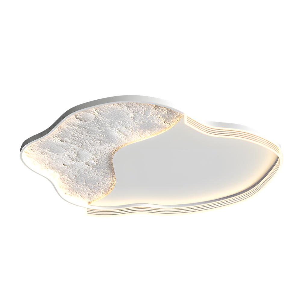 Geometric LED Dimming Ceiling Lamp - Modern Lunar Design, 3-Step Brightness Control