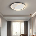 Geometric LED Dimming Ceiling Lamp - Modern Lunar Design, 3-Step Brightness Control