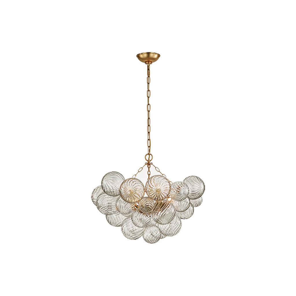 Modern Swirl Bubble Glass Chandelier Ceiling Light