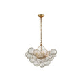 Modern Swirl Bubble Glass Chandelier Ceiling Light