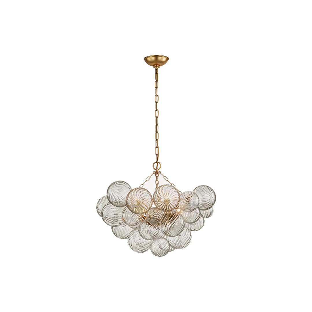 Modern Swirl Bubble Glass Chandelier Ceiling Light