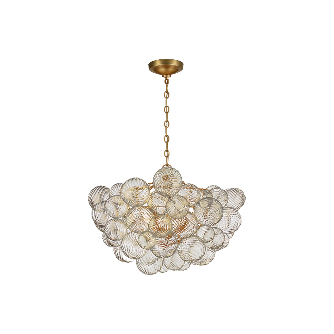 Modern Swirl Bubble Glass Chandelier Ceiling Light