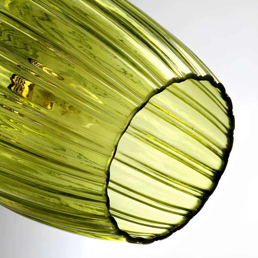 Glass Cup Flower Bud Pendant Light - Height Adjustable Nordic Design