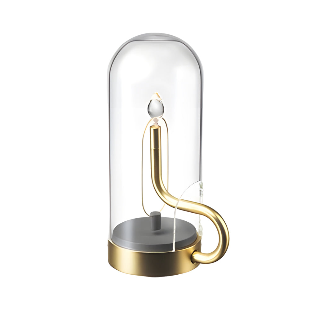 Glass Dome LED Candle Table Light - Ambient Atmosphere Decor

Illuminate your space with our Glass Dome LED Candle Table Light, designed to create a cozy and inviting atmosphere. Perfect for home decor, this elegant candle substitute features realistic fl