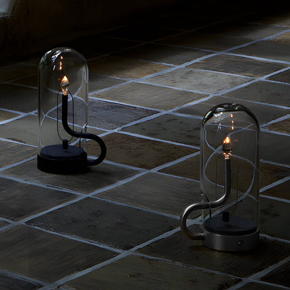 Glass Dome LED Candle Table Light - Ambient Atmosphere Decor

Illuminate your space with our Glass Dome LED Candle Table Light, designed to create a cozy and inviting atmosphere. Perfect for home decor, this elegant candle substitute features realistic fl