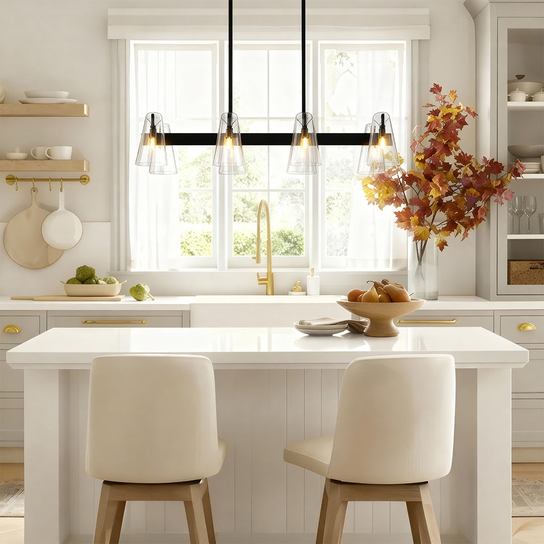 Modern Copper Ceiling Light Chandelier - Simple Elegance
