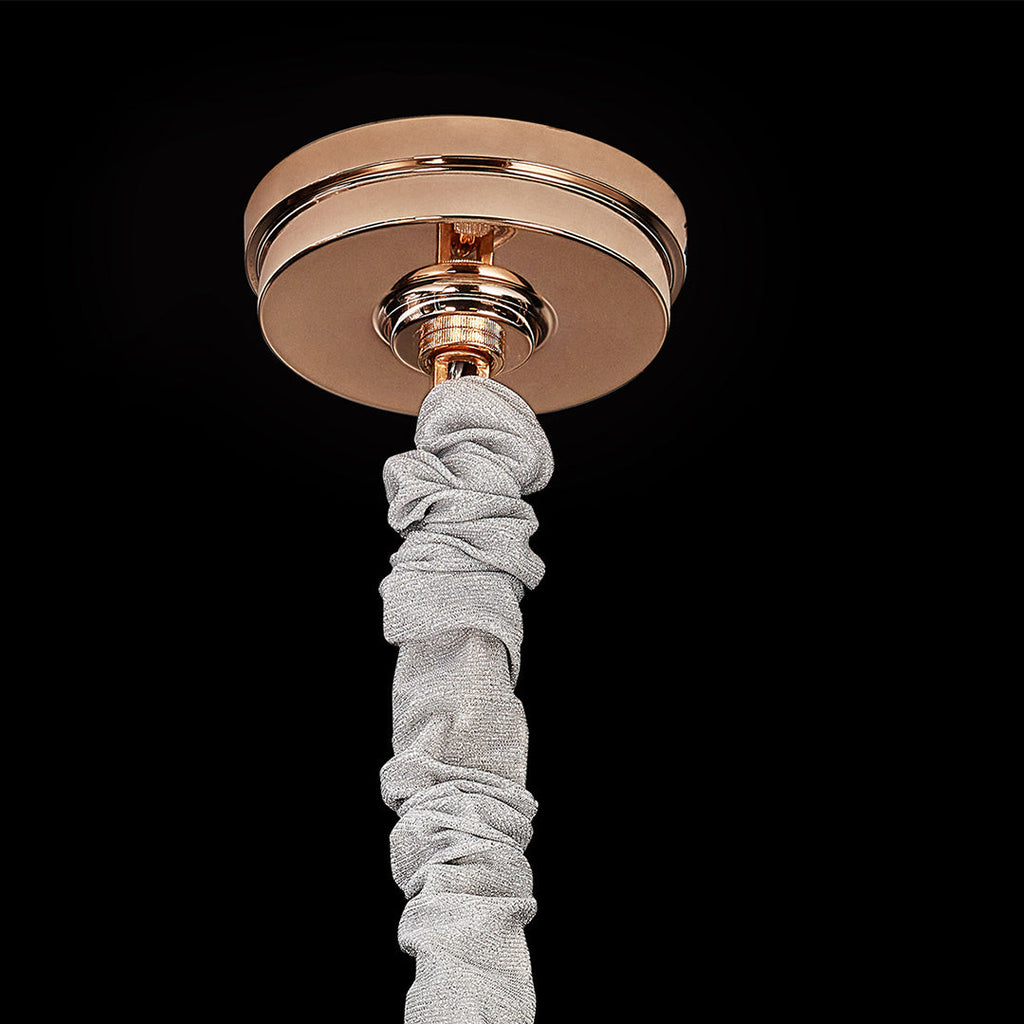 Glass Fringe Crystal Chandelier - French Luxury Ceiling Light